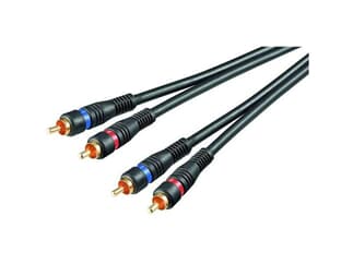 Audio-Video-Kabel 3,0 m loseWare, 2 x Cinchstecker > 2 x Cinchstecker