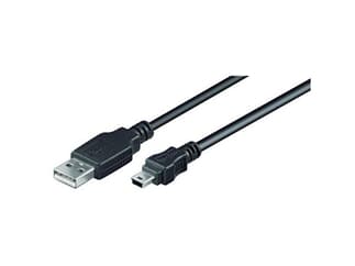 USB Kabel Lose Ware, A Stecker > B Mini-Stecker 5 pol. 1,8mtr