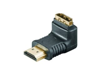 HDMI/HDMI Winkeladapter lose, 19-pol.HDMI-Stecker>19-pol.HDMI-Buchse