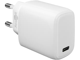 Goobay USB-C™ PD (Power Delivery) Schnellladegerät (20W) weiß