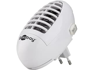 Goobay UV-LED-Insektenvernichter, Weiß - sehr effektiver Schutz gegen lästige Insekten, insbesondere