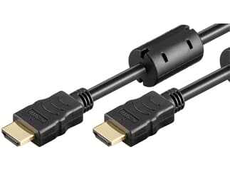 Goobay High-Speed-HDMI™-Kabel mit Ethernet (Ferrite) HDMI™-Stecker (Typ A) > HDMI™-Stecker (Typ A)