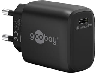 Goobay USB-C™ PD GaN Schnellladegerät (20 W) schwarz
1x USB-C™-Anschluss (Power Delivery)