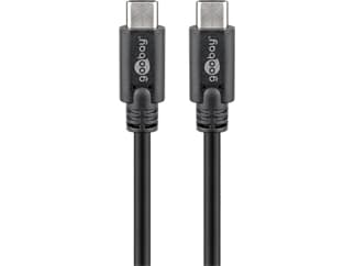 Goobay USB-C™ 3.1 Generation 1 Kabel, schwarz, 3 m - USB-C™-Stecker > USB-C™-Stecker