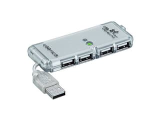 USB 2.0 Verteiler Blister, USB A Stecker > 4 x USB A Buchse, USB Hub