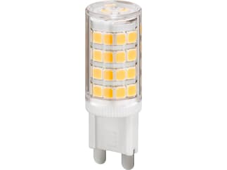 Goobay LED Kompaktlampe, 3,5 W, warm-weiß - Sockel G9, ersetzt 35 W, warm-weiß, nicht dimmbar