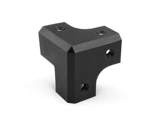 Adam Hall Hardware X 318787 - Boxenecke, Kunststoff schwarz, 45 mm
