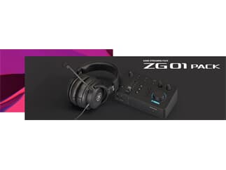 Yamaha ZG01PACK Game Streaming Pack - ZG01 Streaming Audio Mixer + YH-G01 Headset