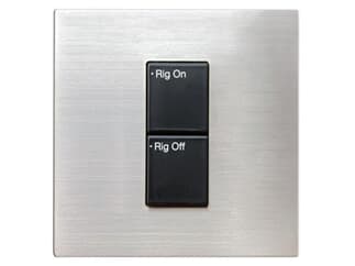 Zero88 iCAN 2 button wallpanel, On & Off