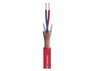 Sommer Cable Mikrofonkabel 100m Stage 22 Highflex; 2x 0,22 mm² rot