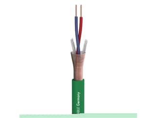 Sommer Cable Mikrofonkabel 100m Stage 22 Highflex; 2x 0,22 mm² grün