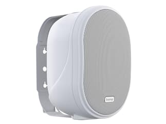 biamp. OVO5T-W Weiß - 5,25-Zoll-Zwei-Wege-Lautsprecher mit 70 V/100 V oder niedriger Impedanz, weiß