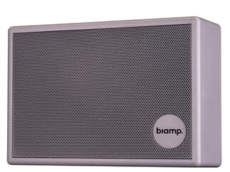 biamp. SM6V-W Weiß - Wandlautsprecher mit eingebautem Lautstärkeregler, 100 Volt/6 Watt Betrieb, weiß