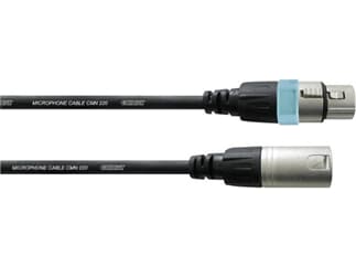 Cordial Mikrofonkabel FAIR LINE 0,5m XLR-XLR, mit Neutrik Rean Stecker