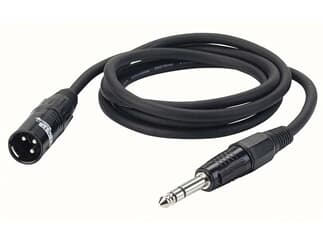 Kabel XK-20 XLR male/Stereo-Klinke 2m 