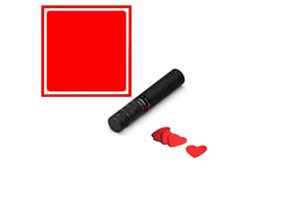 MAGIC FX Konfettikanone Handheld S, 28cm, Rote Herzen