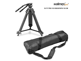 walimex pro EI-717 Video-Pro-Stativ, 133cm