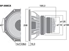 MONACOR SP-308CX - PA-Coax-Lautsprecher