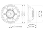 LAVOCE SAN184.03 18" Subwoofer Neodymium Magnet Aluminium Basket Driver
