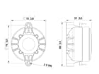 LAVOCE DF10.101LE 1" Kompressionstreiber, Ferrit - 15 W AES, 8 Ohm, 106 dB, 1500 - 20000 Hz