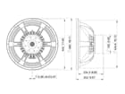 LAVOCE SAN184.51 18" Subwoofer Neodymium Magnet Aluminium Basket Driver