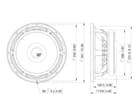 LAVOCE MAF103.00 10" Midrange, Ferrit, Alukorb - 
350 W AES, 8 Ohm, 99 dB, 70 - 4000 Hz