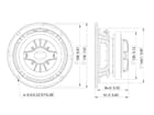 LAVOCE CSF061.70K 6,5" Koaxiallautsprecher, Ferrit, Stahlkorb - 150 W AES LF/35 W AES HF, 8 Ohm LF/8 Ohm HF, 92 dB LF/103,5 dB HF, 95-6000 Hz LF/1500-20000 Hz HF