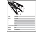 DURATRUSS DT 34/2-025, 4-Punkt-Traverse 25cm