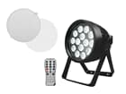 EUROLITE Set 4x LED IP PAR 14x8W QCL + Case