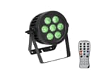 EUROLITE Set LED IP PAR 7x9W SCL Spot + 2x Diffusorscheibe (15x60° und 40°)