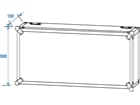 ROADINGER Rack Profi 18HE 45cm, PRO Flightcase für 483-mm-Geräte (19")
