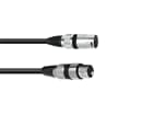 Kabel MC-10, 1m, schwarz,XLR m/f,symmet