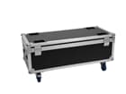 ROADINGER Flightcase 2x LED TMH Bar-S120 mit Rollen - Truhen-Case mit Lenkrollen