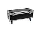 ROADINGER Flightcase 2x LED TMH Bar-S120 mit Rollen - Truhen-Case mit Lenkrollen