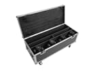 ROADINGER Flightcase 2x LED TMH Bar-S120 mit Rollen - Truhen-Case mit Lenkrollen