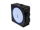 Eurolite AKKU IP Flat Light SMD sw, Flacher IP65-Scheinwerfer mit 81 x RGBW-SMD-LED, QuickDMX-Transceiver und IR-Fernbedienung