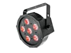EUROLITE LED SLS-6 TCL Spot, Flacher Scheinwerfer mit 6 x 8-W-3in1-LED mit RGB-Farbmischung