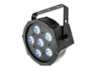 EUROLITE LED SLS-6 TCL Spot, Flacher Scheinwerfer mit 6 x 8-W-3in1-LED mit RGB-Farbmischung