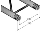 ALUTRUSS BILOCK E-GL22 1000 2-Punkt-Traverse 100cm