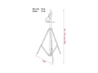 Showtec Wind-Up Lightstand 4 m SWL 50 kg