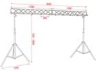 SHOWTEC Light Bridge Set Mammoth Stands