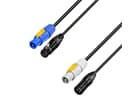 Adam Hall Cables 8101 PSDT 0150 N, Powercon+XLR Kabel