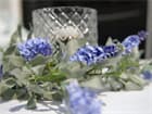 EUROPALMS Blütengirlande, blau, 180 cm