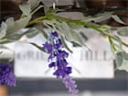 EUROPALMS Blütengirlande violett 180 cm