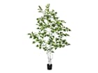 Europalms Birkenbaum im Gärtnertopf, 150cm, Kunstpflanze, 526 Blätter