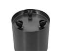 EUROPALMS STEELECHT-30, stainless steel pot, anthracite, Ø30cm