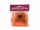 Europalms Halloween Spinnennetz orange 50g  - UV-aktiv