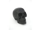 Halloween Totenkopf schwarz ca 16 x 20 cm