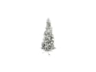 Europalms Kunststoff Tannenbaum Futura silber-metallic / Weihnachtsbaum / Christbaum 210cm