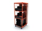 Showtec Pipe & Drape Trolley for 45 & 60cm Baseplates